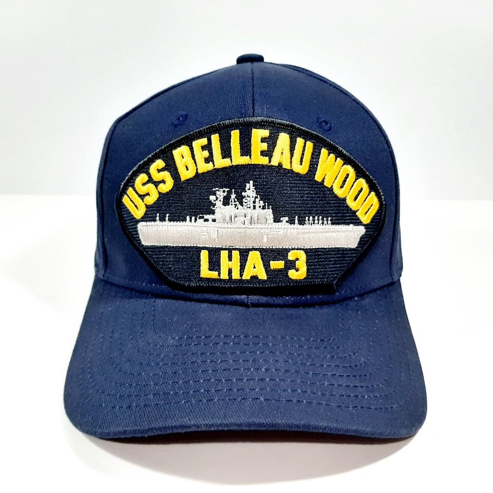 USS Belleau Wood LHA-3 Embroidered Patch Hat Baseb